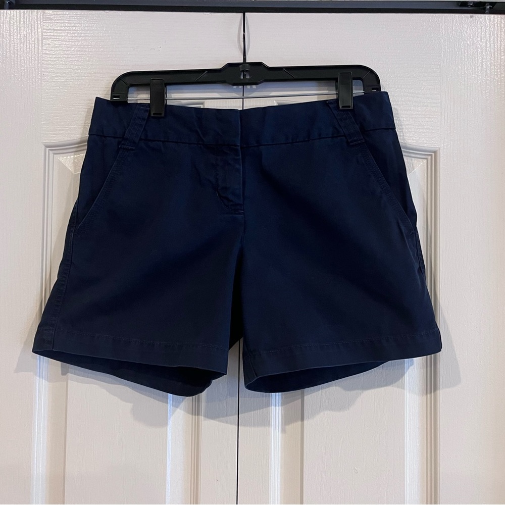 J. Crew chino shorts Size 4 Blue